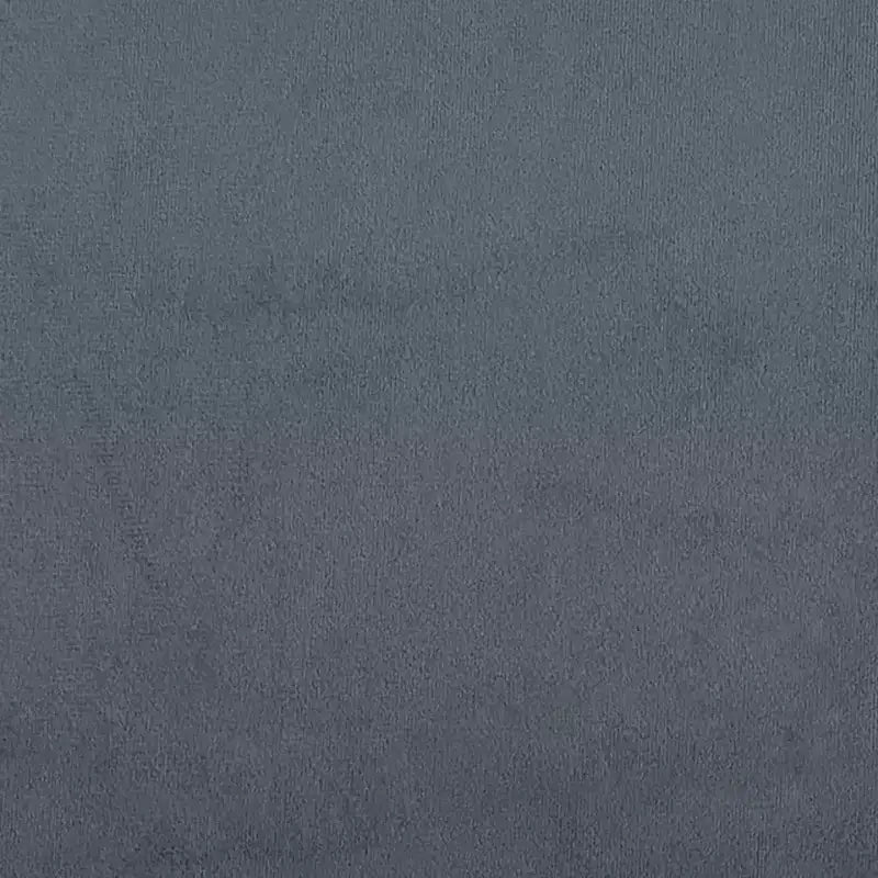 Canapé 2 places gris foncé velours 120 cm