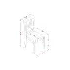 Table de salle à manger avec chaises - Table de cuisine - 7 pièces