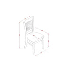Table de salle à manger de cuisine avec 4 chaises - Design moderne