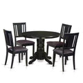 Dining Table Set with Chairs - Kitchen Dinette Table & 4 Chairs - Modern Style