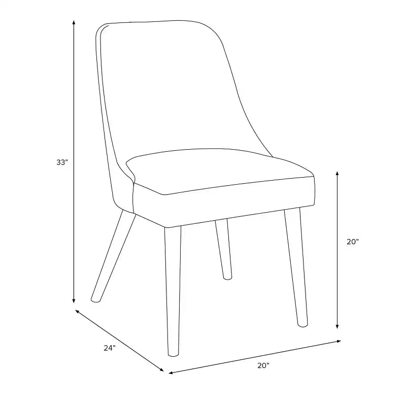 Chaise de salle à manger moderne en peau de mouton naturelle : sans accoudoirs, cadre en frêne, rembourrée, capacité de 113 kg