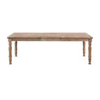 Table à manger de ferme décapée