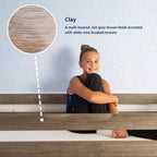 Lit superposé enfant double, lit superposé bas en bois massif avec échelle pour petite pièce