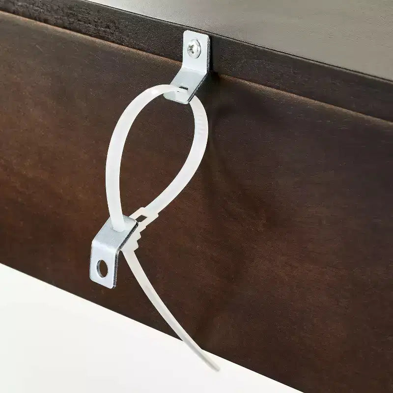 Console tressée avec tiroirs