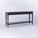 Console tressée avec tiroirs