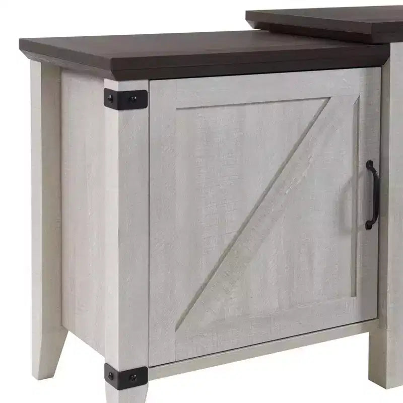 Meuble TV console de cheminée électrique autoportant en bois de 160 cm, gris