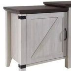 Meuble TV console de cheminée électrique autoportant en bois de 160 cm, gris