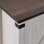 Meuble TV console de cheminée électrique autoportant en bois de 160 cm, gris